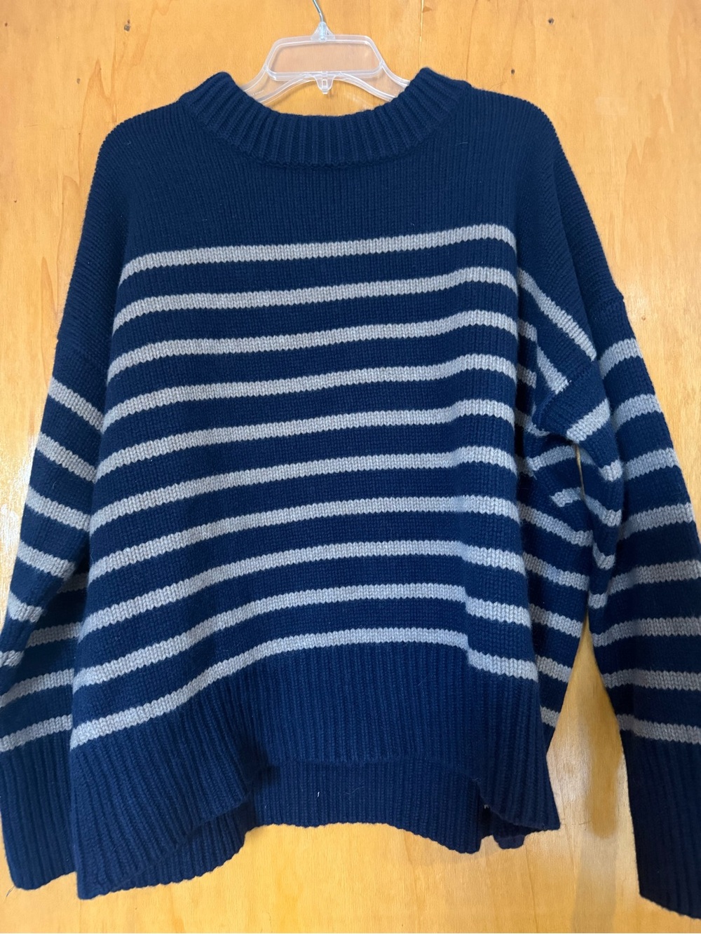 NWT La Ligne Marin Sweater navy with tan stripes!